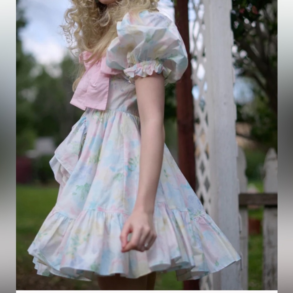 Selkie Sweetcorn Buttercream dress - Picture 4 of 7